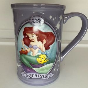 Ariel The Little Mermaid Aquarius Mug - Purple - Disney Store